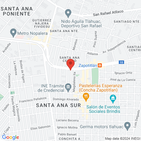 BARBERIA Y SALON J&F map