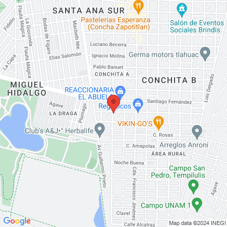 The Kings Barber map