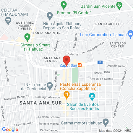Odontek Mx | Clínica Dental map