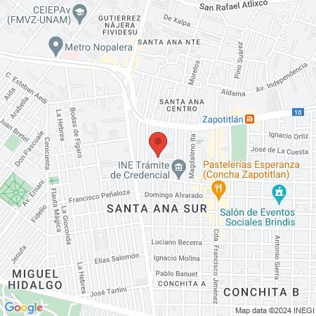 Consultorio dental JOSPEVA map
