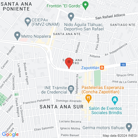 Clínica dermatológica Doctor Horacio luna Médico dermatólogo map