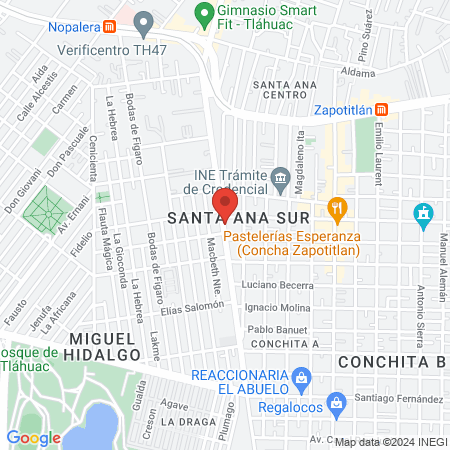 Centro veterinario Granados map