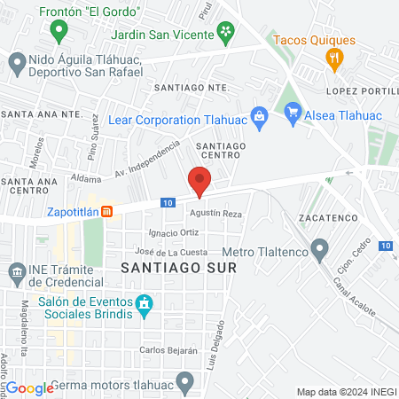 clinica dental Franchely map