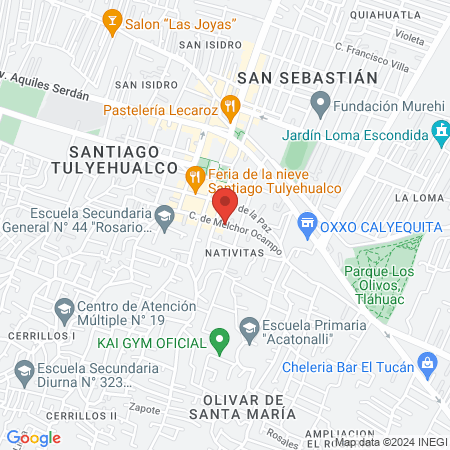 Dentista Martha Molotla map