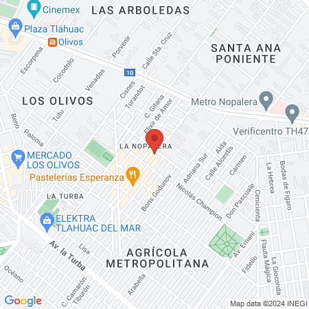 Servicio Veterinario map