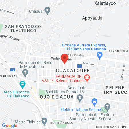 Marco Antonio Chavez Enriquez Médico General Ciudad de México map