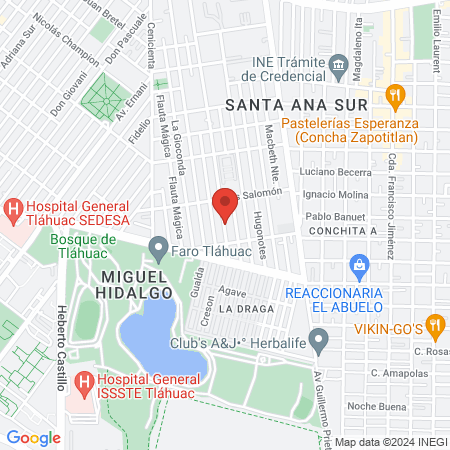 Ameyadent Nopalera map