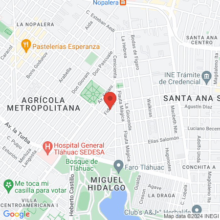 Centro de Salud T-III "Miguel Hidalgo" map