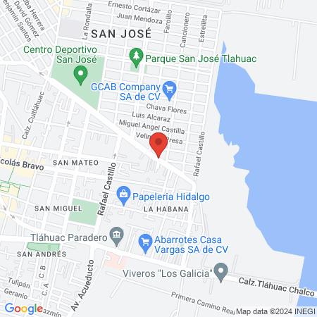 podologo tlahuac map