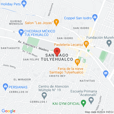 Dra. Raquel Garcia Galeana map