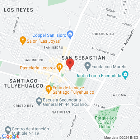 Odontologia Bejar map