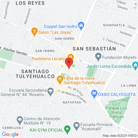 Dentiva Tulyehualco map