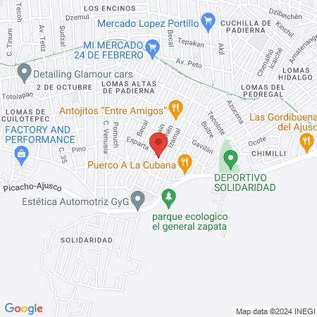 Centro Dental Ajusco map