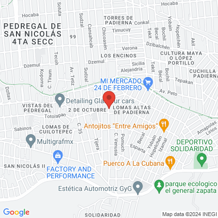 Dentista Monica map