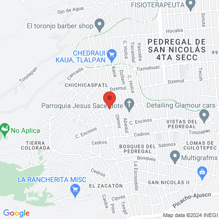 1645 VETERINARIA NUEVO MUNDO map