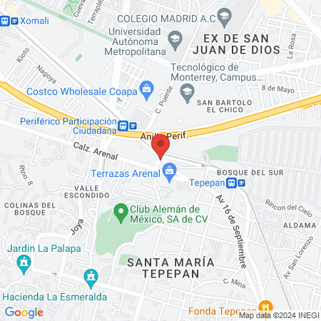 Castillo Millan Morelos map