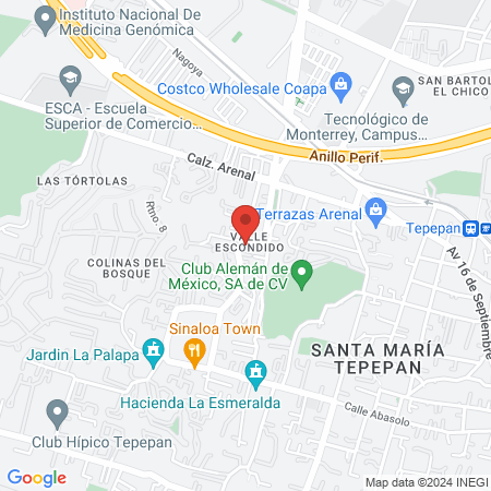 Los Compadres Barber & Shots map