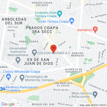 Alpha's & Omega's Barberia-Salon, Spa manos-pies map