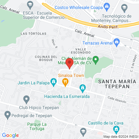 Dandy's Barber Club México map