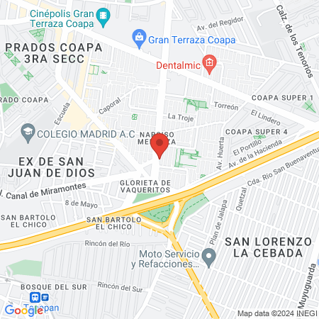 Estética Alonso map