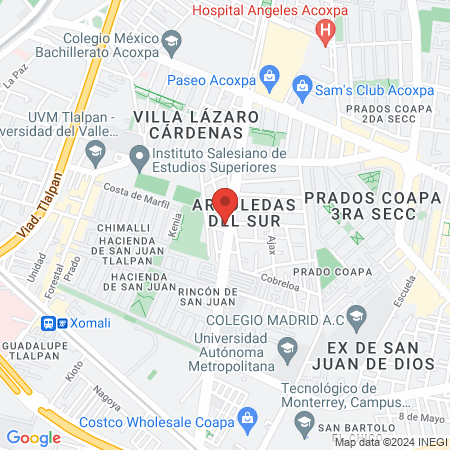 Spa y Clínica Bella María map