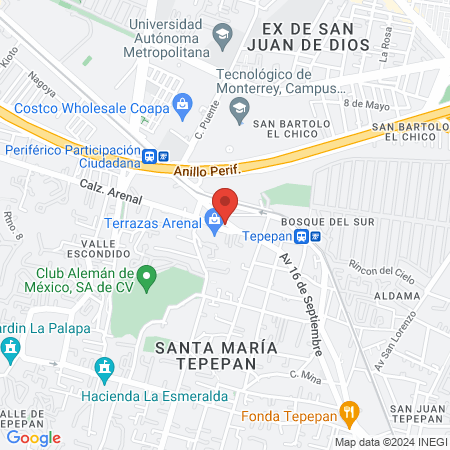 Elite Team Pro Gym Tepepan map