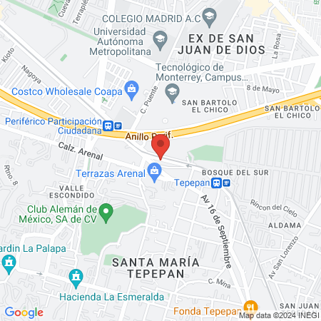 Doctor Bertín Flores González map