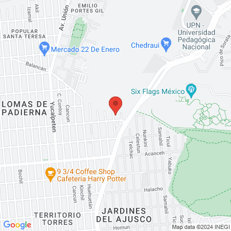 estética y barbería paz map