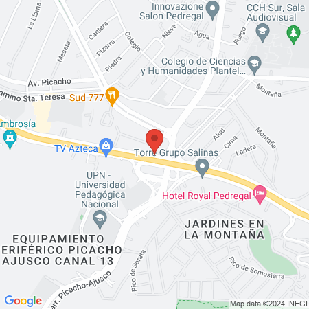 Asociación Psiquiatrica Mexicana A.C. map