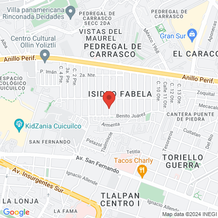 Estetica "Angeles" map