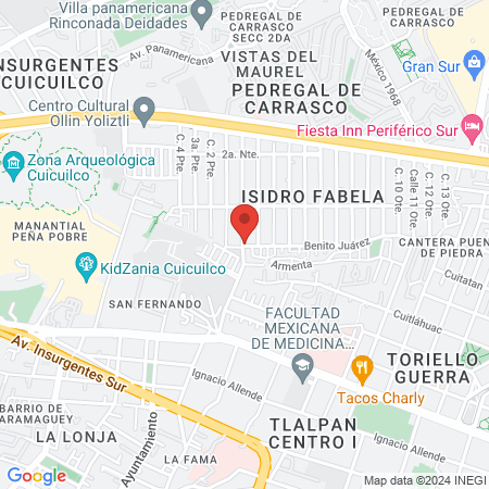 Dr. Arturo Zamora Espinosa map