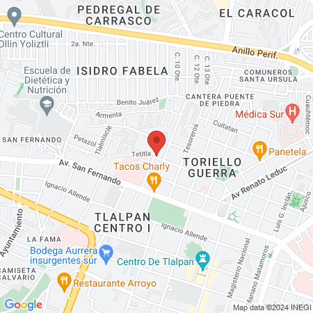 Dr. Víctor Rodríguez - Psiquiatra y Psicoterapeuta map