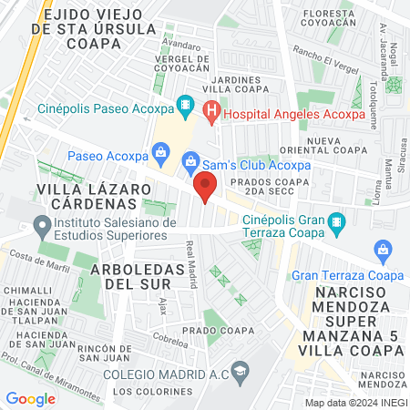 Tantra Relax Spa Cdmx LGBTQ map
