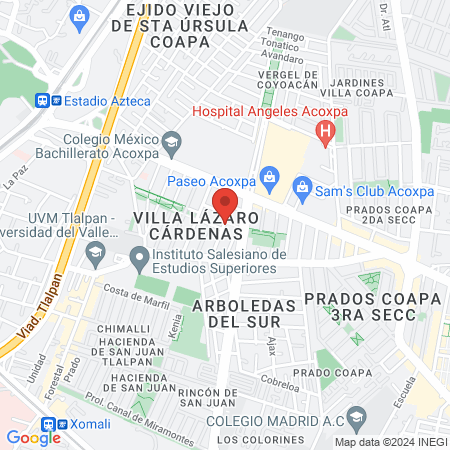 SALUD DENTAL AE “Consultorios Necaxa” map