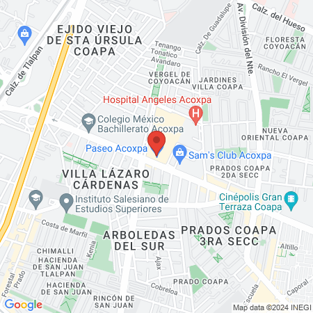 Dr. Cristóbal Barragán Ochoa, Ginecólogo map