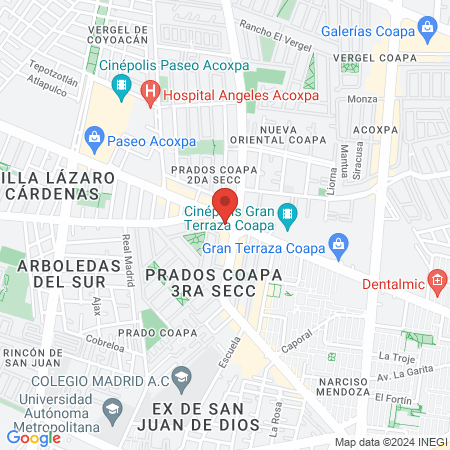 Oftalmología sala uno map