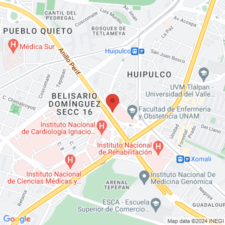 Instituto Nacional de Psiquiatría Ramón de la Fuente Muñiz map