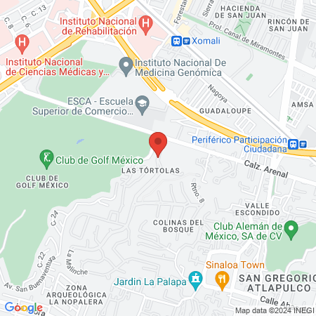 Lorena Guadalupe Moreno Ordaz Medico Internista Tlalpan map