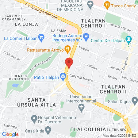 Dental Bueno Insurgentes Sur map