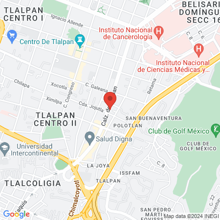 Glamour Nails and Hair Tlalpan map