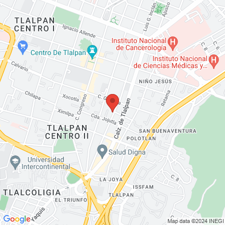 Balance Spa Tlalpan Centro map