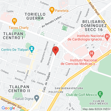 Dra. Marcela Hernández Vera, Dermatólogo, Internista map