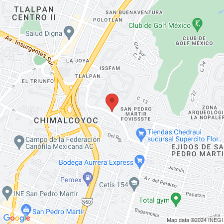 Clínica Veterinaria "El Hueso" map