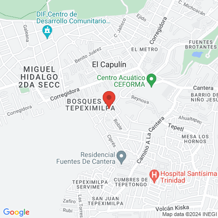 Casa fabiola camacho map