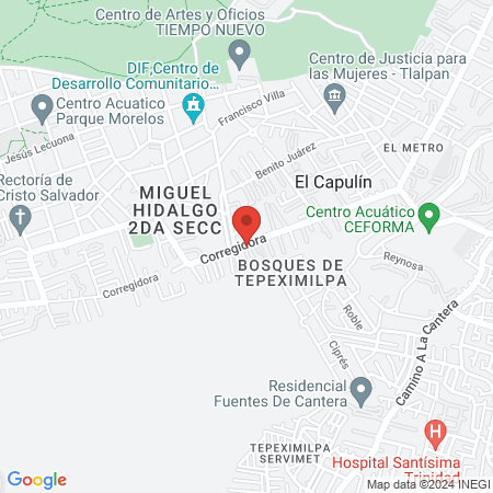 Salón de belleza Sebastián map