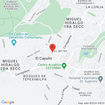 Consultorio dental Medident map