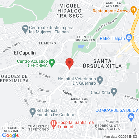 Podólogos Cantera - Fuentes brotantes. map