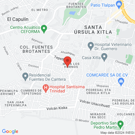 Quiropraxia Inka Ciudad de México map