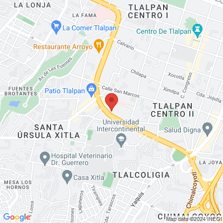 Centro de Atención E Investigación en Factores de Riesgo Cardiovascular Omega S.C. map