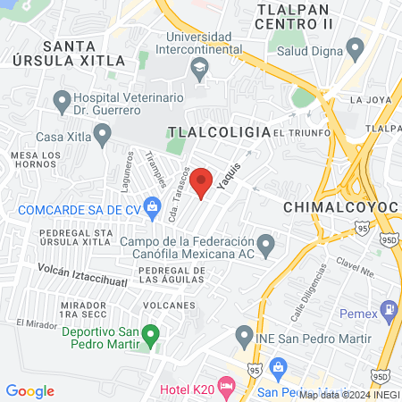 R7 Gym Tlalcoligia (Gimnasio) map
